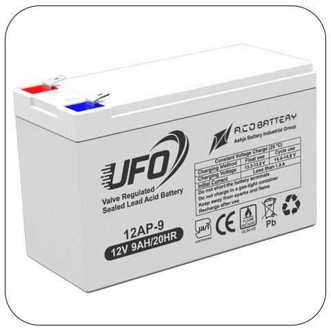 باتری یوفو 9 آمپر ضد اشتعال