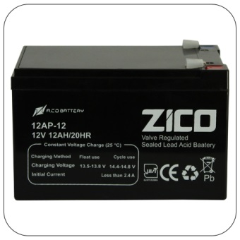 خرید باتری یو پی اس زیکو 12 آمپر