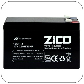 باتری ضداشتعال زیکو 7.5 آمپر