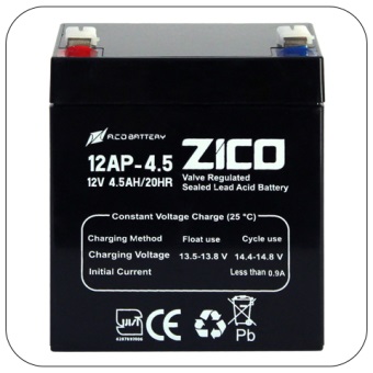 باتری 4.5 آمپر زیکو 12 ولت