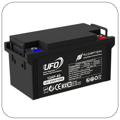 باتری یو پی اس 12 ولت 65 آمپر یوفو
