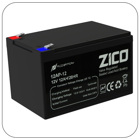 باتری یو پی اس زیکو 12 آمپر