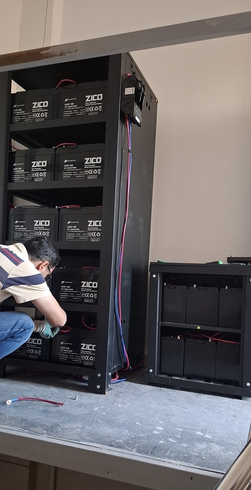 نصب یو پی اس سه فاز در آژانس مسافرتی هفت اورنگ قزوین