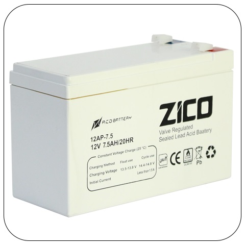 باتری یو پی اس ضد اشتعال زیکو 7.5 آمپر