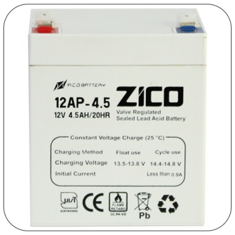 خرید باتری یو پی اس ضد اشتعال زیکو 4.5 آمپر